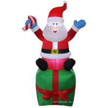 Figura inflable de Santa inflable de Navidad